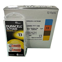 Батарейки для слухових апаратів Duracell Activair 13, 60 шт.