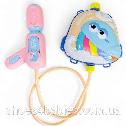 Водний насос з балоном, в пакеті (блакитний)