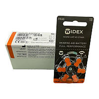 Батарейки для слухових апаратів Widex 13, 60 шт.
