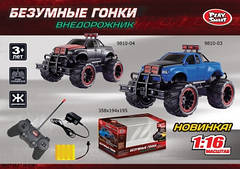 Джип Позашляховик р/к Шалені гонки, акумулятори, світло Play Smart (9810-03/04)