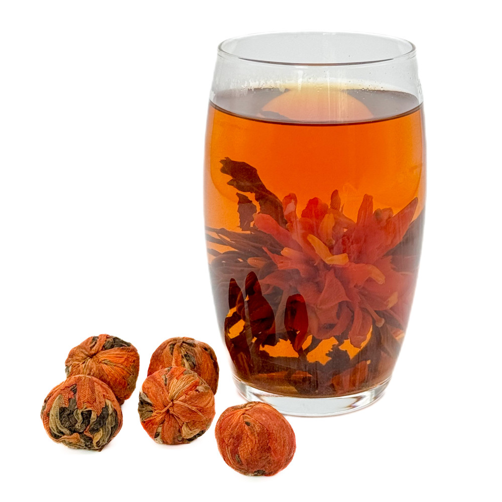 Чай червоний Дянь Хун із червоною лілією, 5 г, фото 1