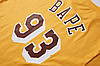 Футболка Bape x Lakers A Bathing Ape Yellow Unisex T-Shirt - FA1117A1, фото 7