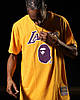 Футболка Bape x Lakers A Bathing Ape Yellow Unisex T-Shirt - FA1117A1, фото 10