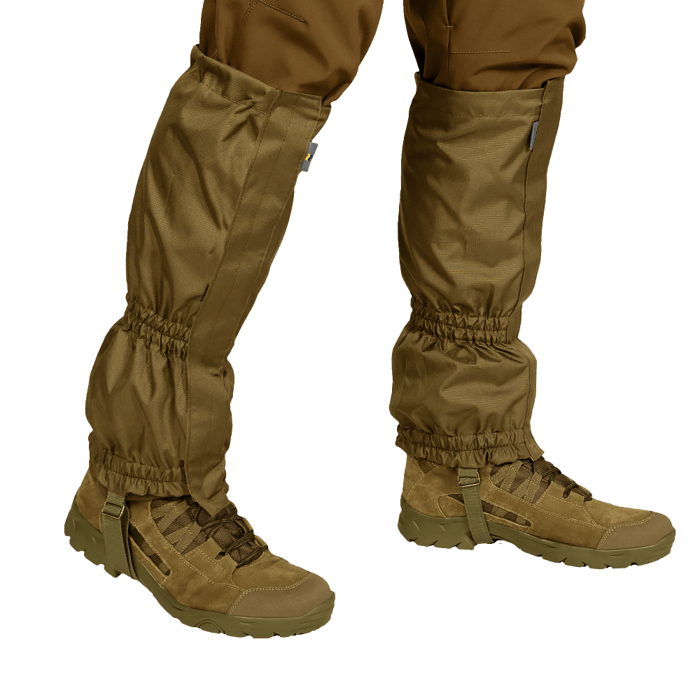 Тактичні гамаші від дощу та бруду Camotec Койот