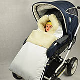 Зимовий конверт-ковдра на хутрі під овчину на виписку (3 в 1), фото 2