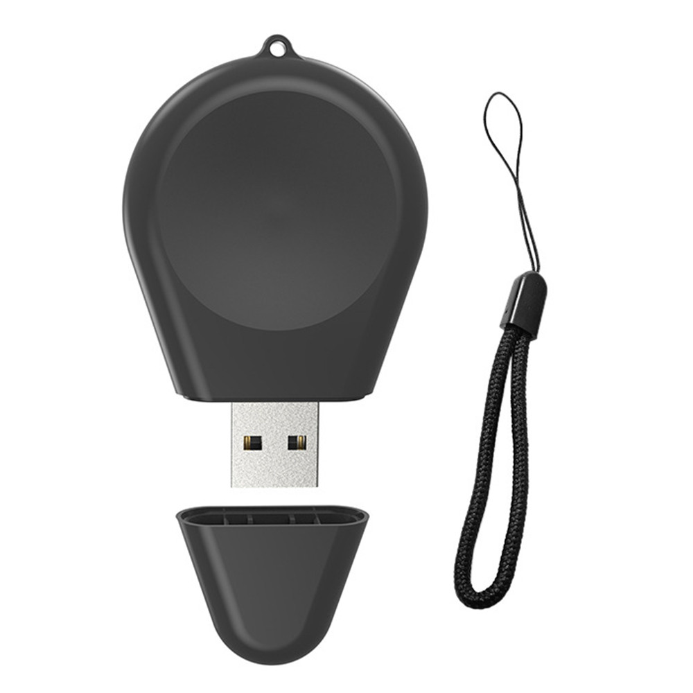 Зарядний USB пристрій для смартгодинників Samsung Galaxy Watch 6 Classic / 5 Pro / 5 / 4 / 3 5V 1A, Black