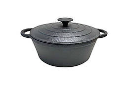 Каструля чавунна Biol 230мм x 4.5л з литою кришкою