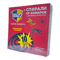 Спіраль від комарів від мух, ос та комарів, Super Mosquita