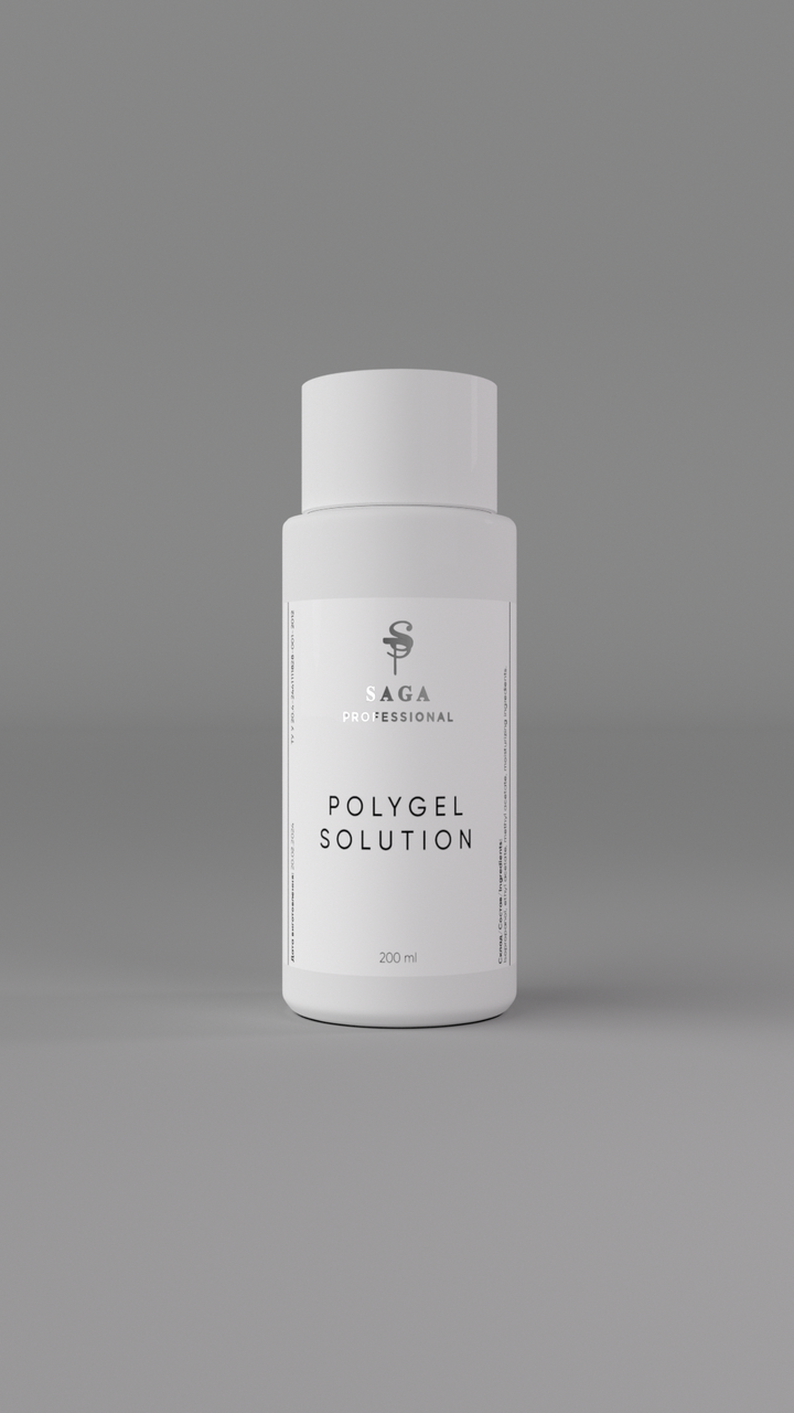 SAGA professional Рідина для полігелю POLYGEL SOLUTION, 200 мл, фото 1