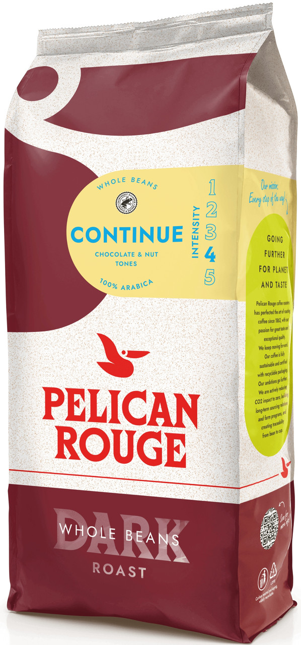 Кава зернова Pelican Rouge CONTINUE 100% арабіка 1кг темне обсмажування Нідерланди Оригінал