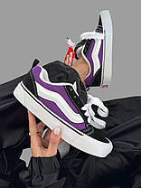 Кеди низькі Vans Knu Skool Black Purple - VN0009QCB5P, фото 4