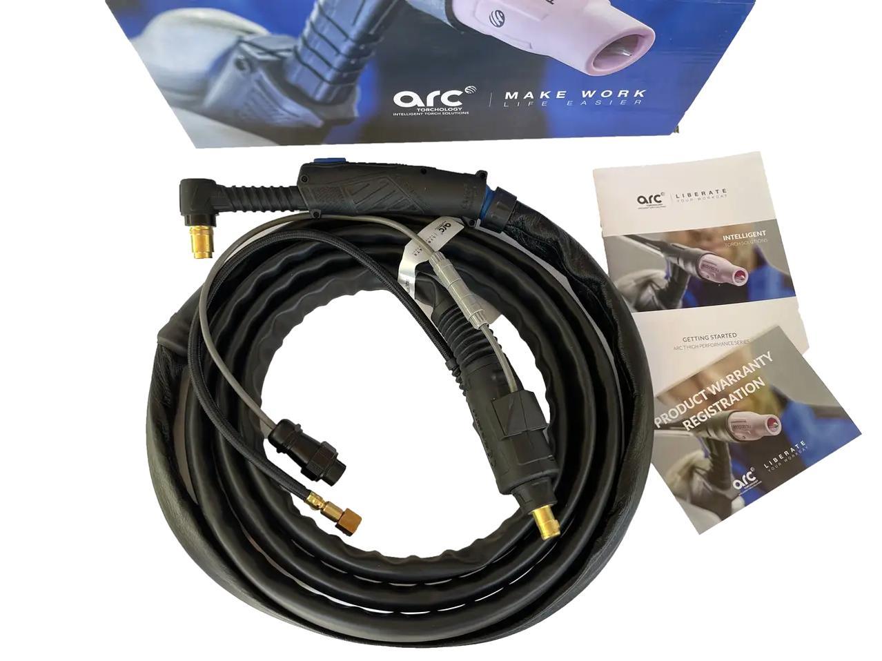 Аргоновий пальник для TIG зварювання PARKER T2FX 4M з гнучкою головою, фото 1