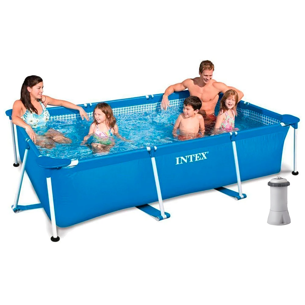 Каркасний басейн Intex 28271 - 3, 260 х 160 х 65 см (2 006 л/год, тент, підстилка)
