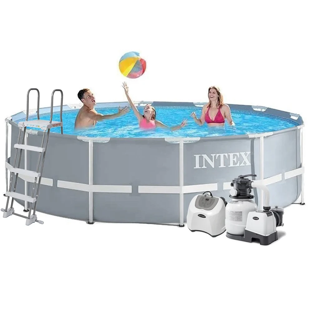 Каркасний басейн Intex 26718 - 11, 366 х 122 см (5 г/год, 6 000 л/год, сходи, тент, підстилка, набір для