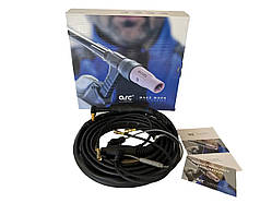 Аргоновий пальник для TIG зварювання PARKER T3WFX 4M з гнучкою головою та водяним охолодженням