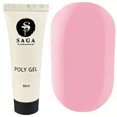 SAGA Professional Полігель для нарощення нігтів POLY GEL NEW, 04, 30 мл