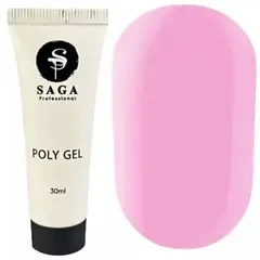 SAGA Professional Полігель для нарощення нігтів POLY GEL NEW, 05, 30 мл, фото 1