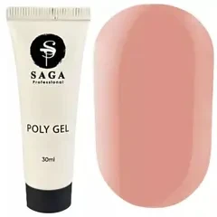 SAGA Professional Полігель для нарощення нігтів POLY GEL NEW, 07, 30 мл, фото 1