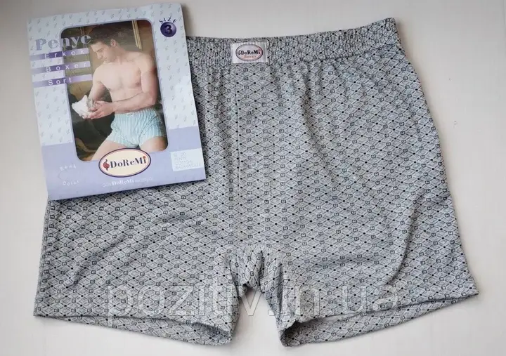 Труси чоловічі сімейні шорти DoReMi бавовна Туреччина 3XL 50-52, фото 1