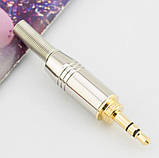 Розбірний роз'єм стереоштекер jack 3.5 мм із різзю на 6.35 мм jack для навушників під паяння Superlux Behringer, фото 8