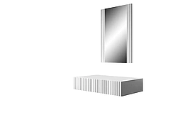 Стіл туалетний + дзеркало з ЛДСП і МДФ Verona Artos Design Польща