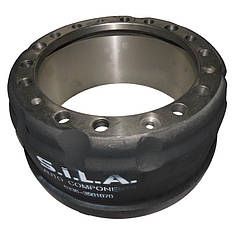 Барабан гальмівний МАЗ-5336 бездискові колеса на 12 шпильок (в-во S.I.L.A. AC) 5336-3501070