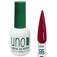 Гель-лак кольоровий UNO Gel Polish для нігтів № 005, 12 мл
