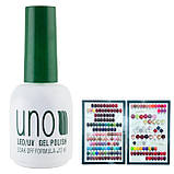 Гель-лак кольоровий UNO Gel Polish для нігтів № 014, 12 мл, фото 4