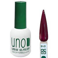 Гель-лак кольоровий UNO Gel Polish для нігтів № 016, 12 мл