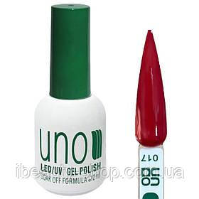 Гель-лак кольоровий UNO Gel Polish для нігтів № 017, 12 мл