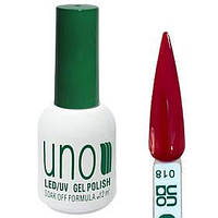 Гель-лак кольоровий UNO Gel Polish для нігтів № 018, 12 мл