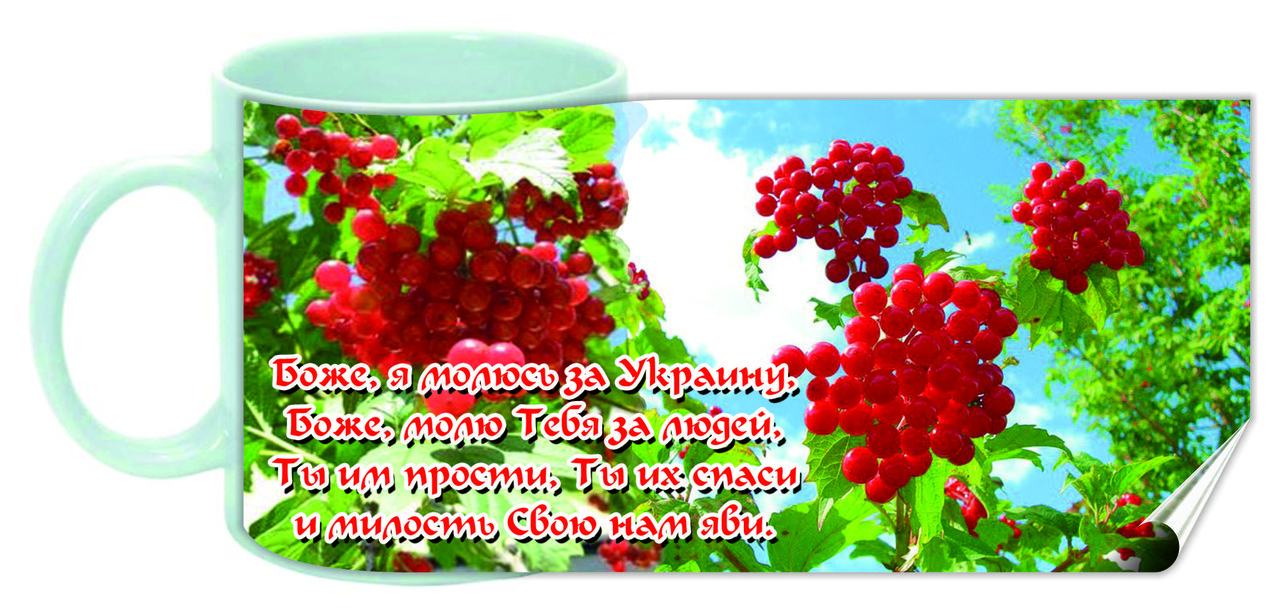 Чашка "Боже, я молю за Україну"