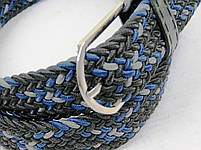 Ремінь-гумка еластичний Kamo belt 106х3 см триколірний, фото 5