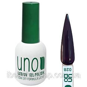 Гель-лак кольоровий UNO Gel Polish для нігтів № 028, 12 мл