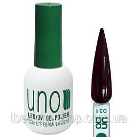 Гель-лак кольоровий UNO Gel Polish для нігтів № 031, 12 мл, фото 1
