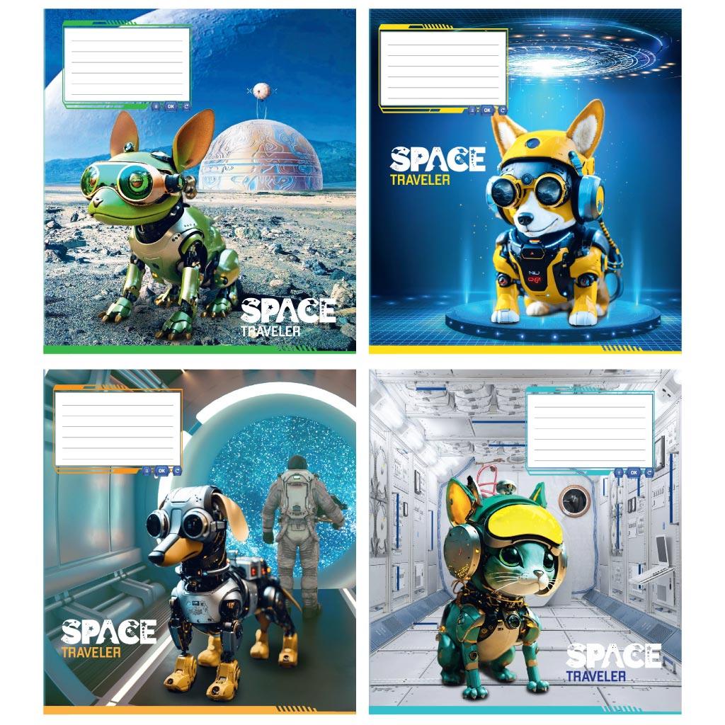 Зошит 12 арк коса 903 Космічні мандрівники 2025 хл, фото 1