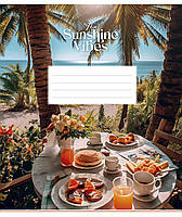 Зошит 48 арк лінія 3319 Sunshine vibes 2025 уні, фото 4