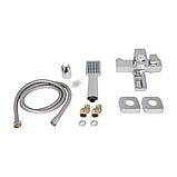 Смеситель для ванны Lidz Wawel 006 (c душевым гарнитуром) (k35) LDWAW006CRM45388 Chrome, фото 6