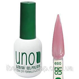 Гель-лак кольоровий UNO Gel Polish для нігтів № 059, 12 мл