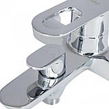 Смеситель для ванны Lidz Latwa 006 (c душевым гарнитуром) (k35) LDLAT006CRM45414 Chrome, фото 4