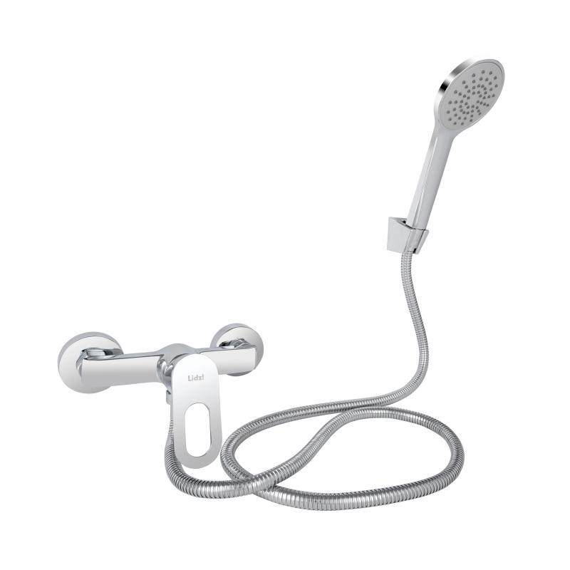 Змішувач для душу Lidz Latwa 010 (з душовим гарнітуром) (k40) LDLAT010CRM45416 Chrome, фото 1