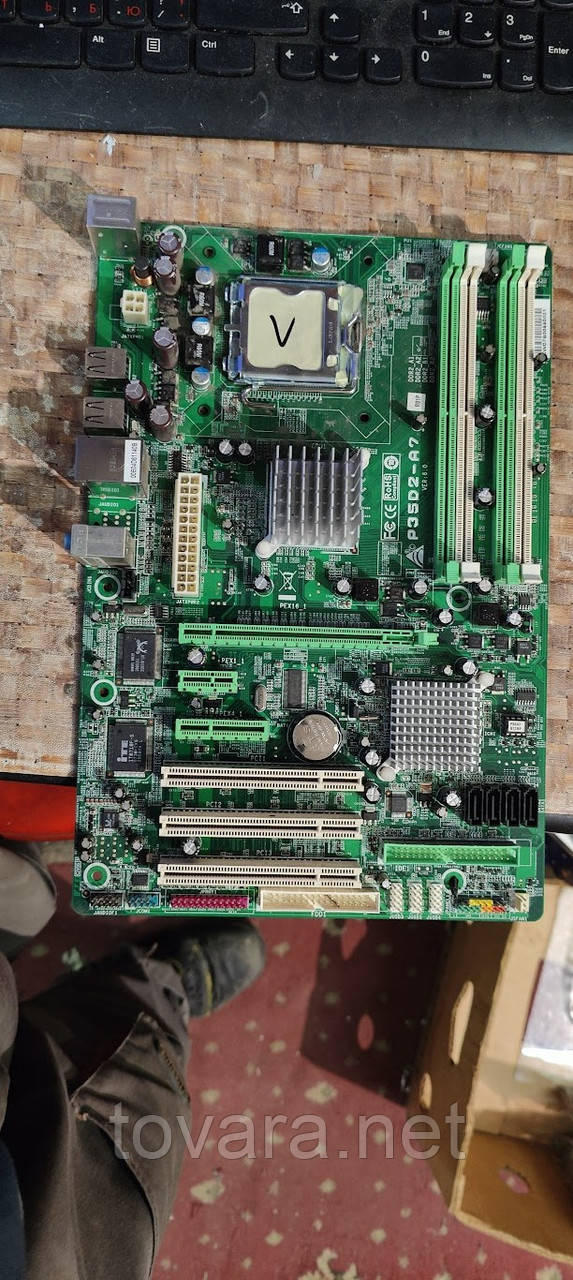 Мат. плата Biostar P35D2-A7 ver6.0 LGA775 P35 SATA ATX 4DDR2 No 232109111