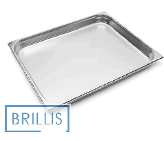 Гастроємність Brillis н/ж сталь GN 2/1-65 мм (650x530x65мм)