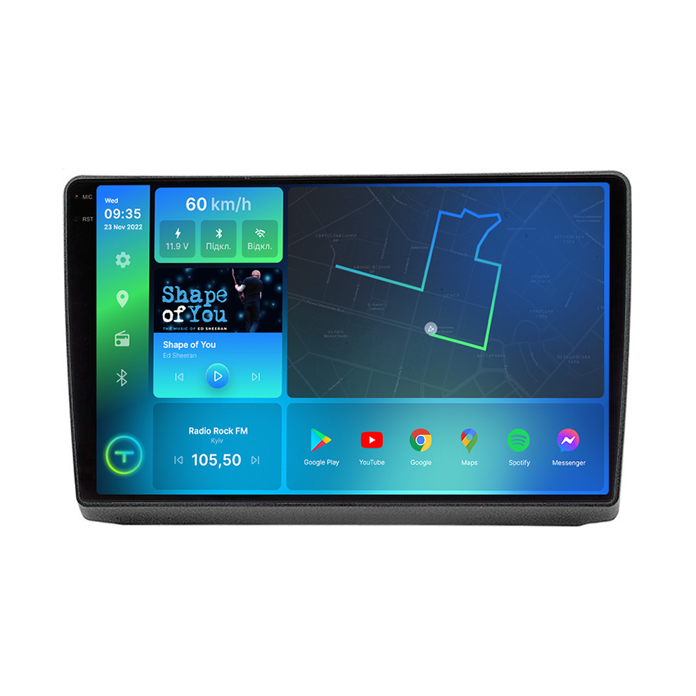 Штатна магнітола 2K Torssen Renault Trafic, Opel Vivaro, Nissan Primastar 06-10 F10332 4G Carplay DSP