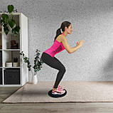 Балансувальна подушка-диск Cornix 33 см (сенсомоторна) масажна XR-0052 Black, фото 2