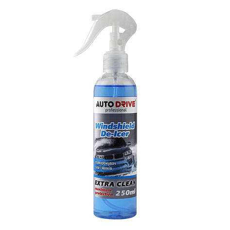 Розморожувач скла і замків AutoDrive Windshield de-lcer, 250мл, фото 1
