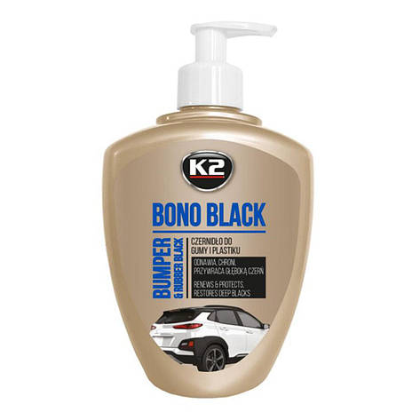 Засіб догляду за шинами та чорними бамперами K2 BONO BLACK, 500мл, фото 1