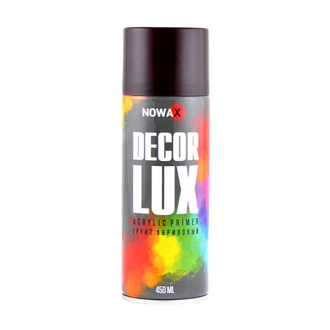 Грунтівка акрилова Nowax Spray 450мл червоний (FLAME RED/RAL3000), фото 1