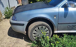 Накладки на арки (4 шт, чорні) ABS пластик для Skoda Octavia I Tour A4 1996-2010