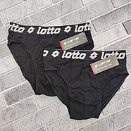 Плавки чоловічі LOTTO ростовка (S/M/L/XL/XXL) чорні 30034128, фото 7